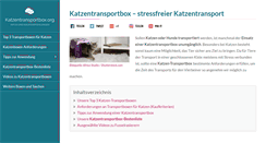 Desktop Screenshot of katzentransportbox.org